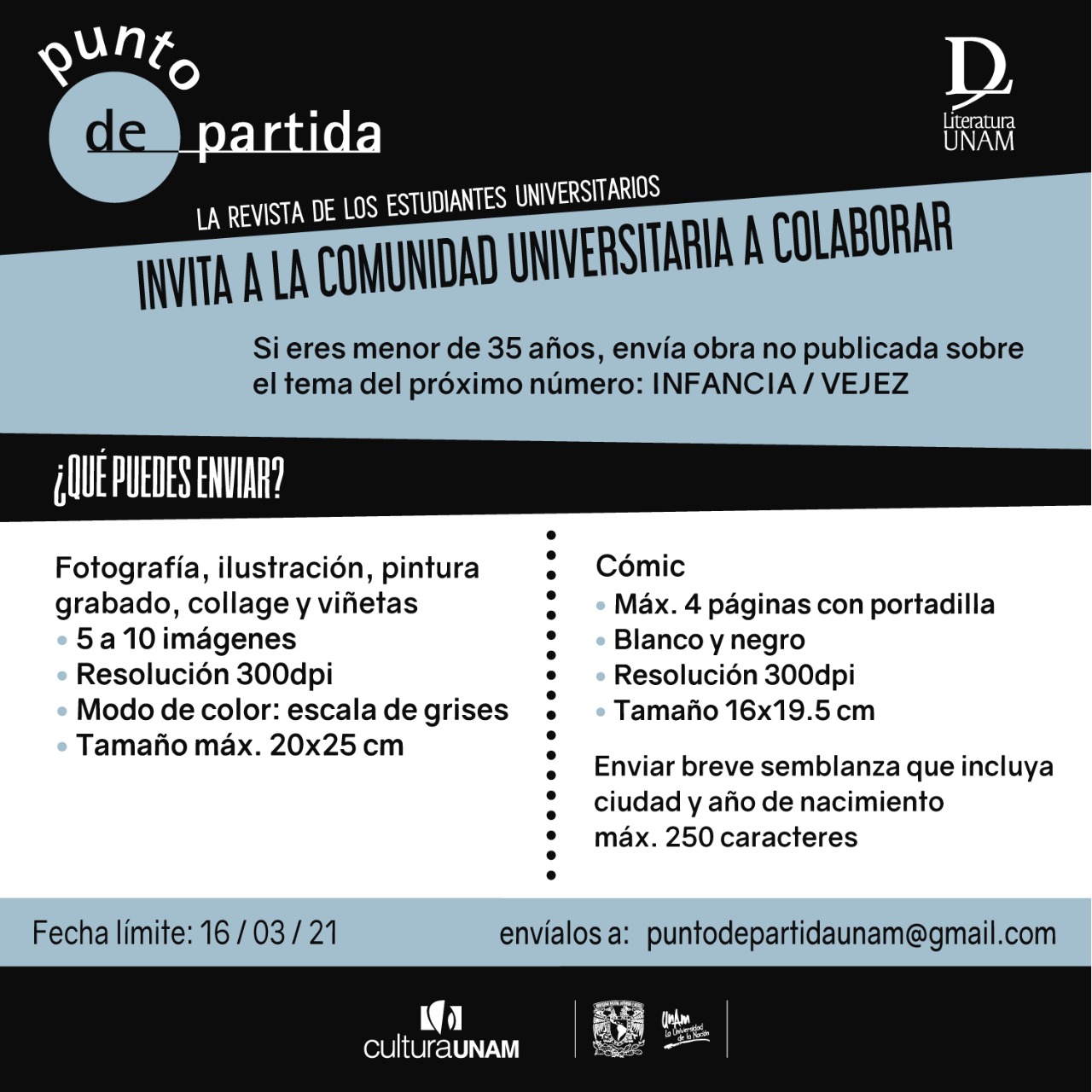 Convocatoria para el número 227: artes visuales